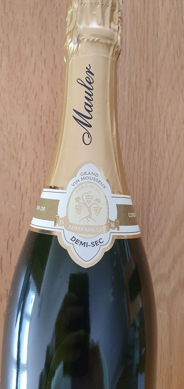 Bevande alcoliche: Mousseux Mauler demi-sec – Nuovo e nell'imballaggio originale da Moutier venduto da gvmv 2