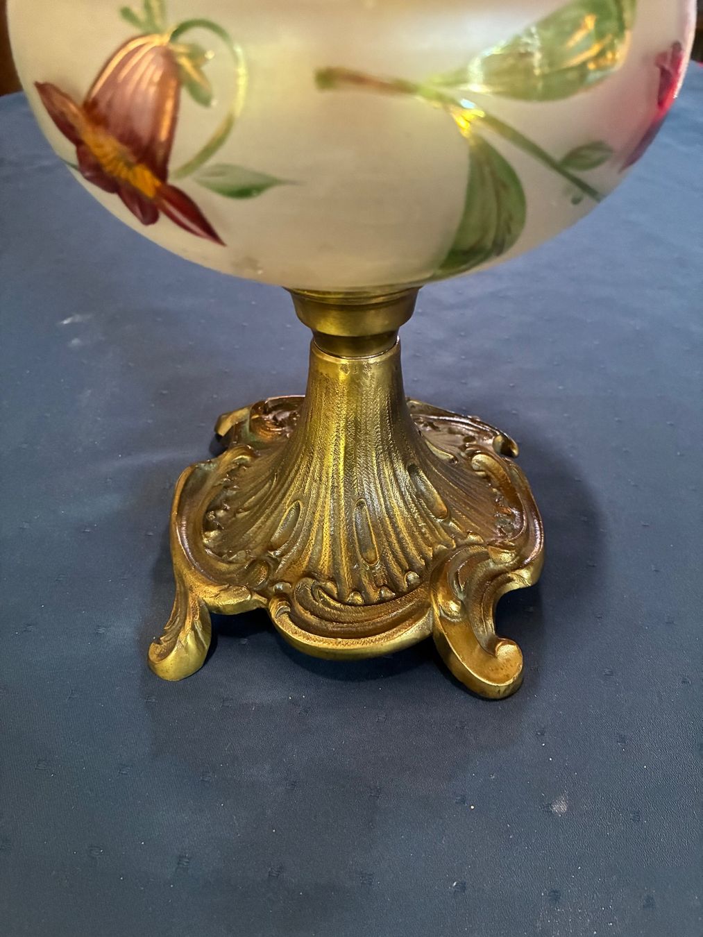 Lampade: Antike Petrollampe Jugendstil – Usato da Dornach venduto da Rosengarten 3