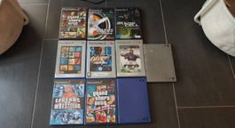 Lot 11 jeux PS2 – GTA San Andreas, Vice City, GTA III