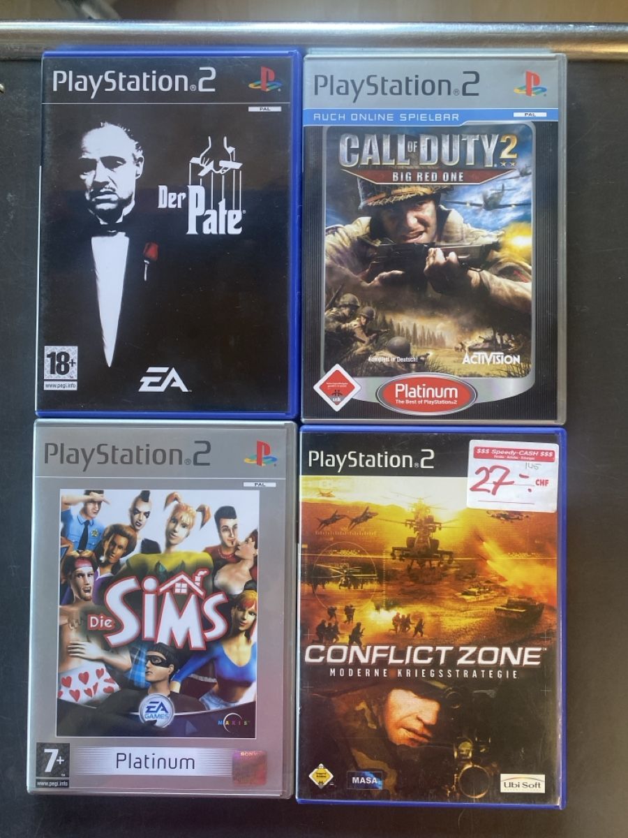 Spiele: 32 PS 2 Spiele und 2 Controller  – Gebraucht aus Solothurn von Bebbimich0 4