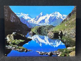 Le lac de Louvie et les Combins