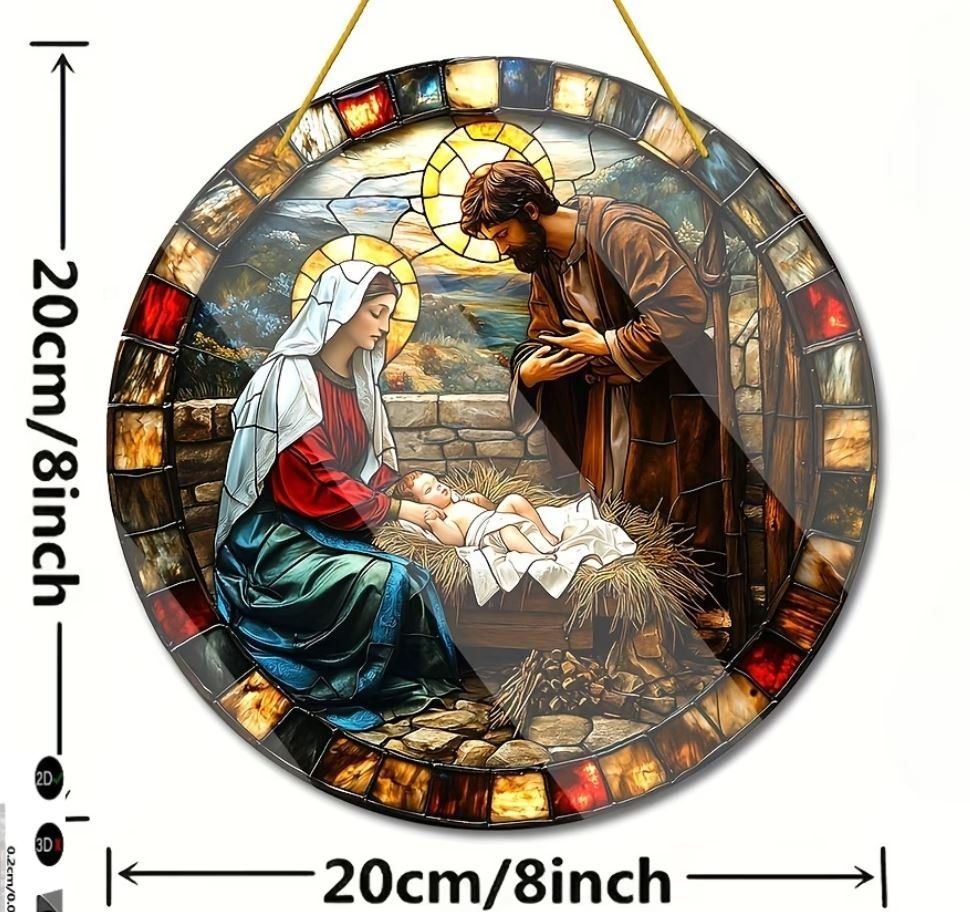 Tutte le decorazioni: Fensterbild Weihnachtskrippe (Acryl) – Nuovo e nell'imballaggio originale da Langenbruck venduto da Gumsi 1