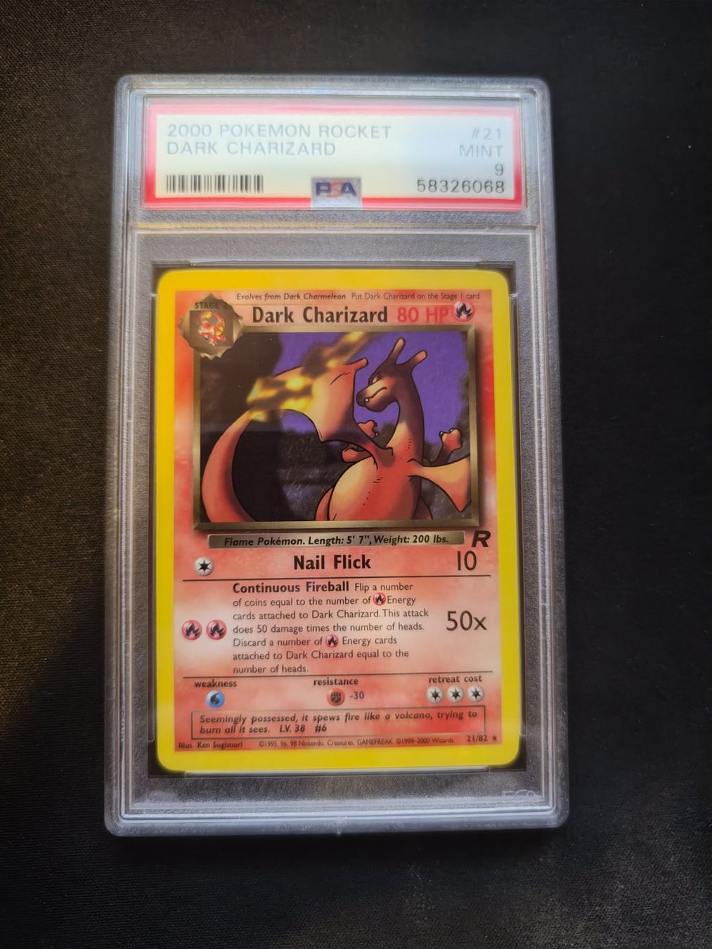 Pokémon Carte collezionabili: Dark Charizard #21 Pokemon Team Rocket – Usato da Oberrohrdorf venduto da TradingcardADN