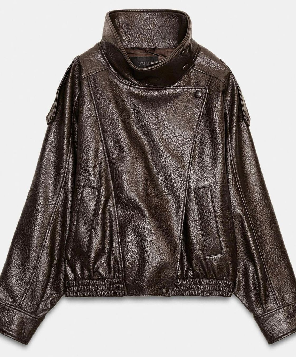 Zara Giacche: Jacke in Lederoptik in Braun, Grösse S – Nuovo (secondo la descrizione) da Gränichen venduto da chr_k565 3