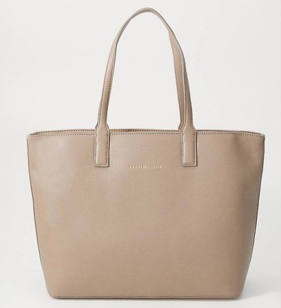 Tommy Hilfiger LOGOTAPE TOTE - Shopping Bag - coastal taupe