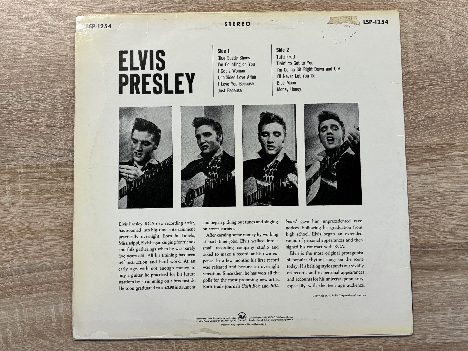 Dischi in vinile: ELVIS PRESLEY LSP 1254 – Usato da Roche VD venduto da Brando2015 1