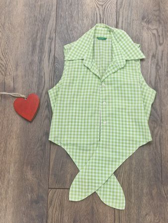 Tolle Bluse United Colors of Benetton grün kariert 36 neu