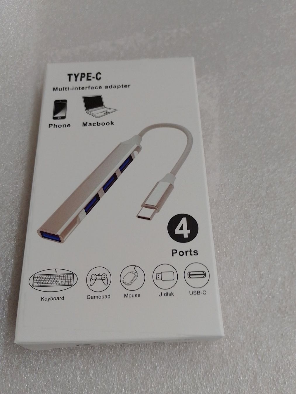 Hub & Switch: Type C to USB Hub 4 port – Nuovo e nell'imballaggio originale da Ermatingen venduto da rik4rdo
