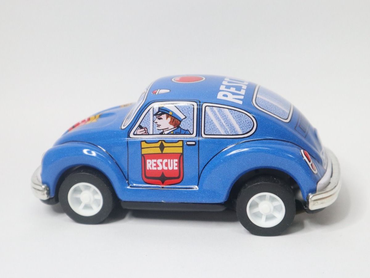 Spielzeuge: Blechauto Rescue VW Käfer Polizei made in Japan – Neu (gemäss Beschreibung) aus Eschenbach SG von Astalavista 1