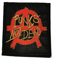 Punks not dead - Aufnäher (neu)