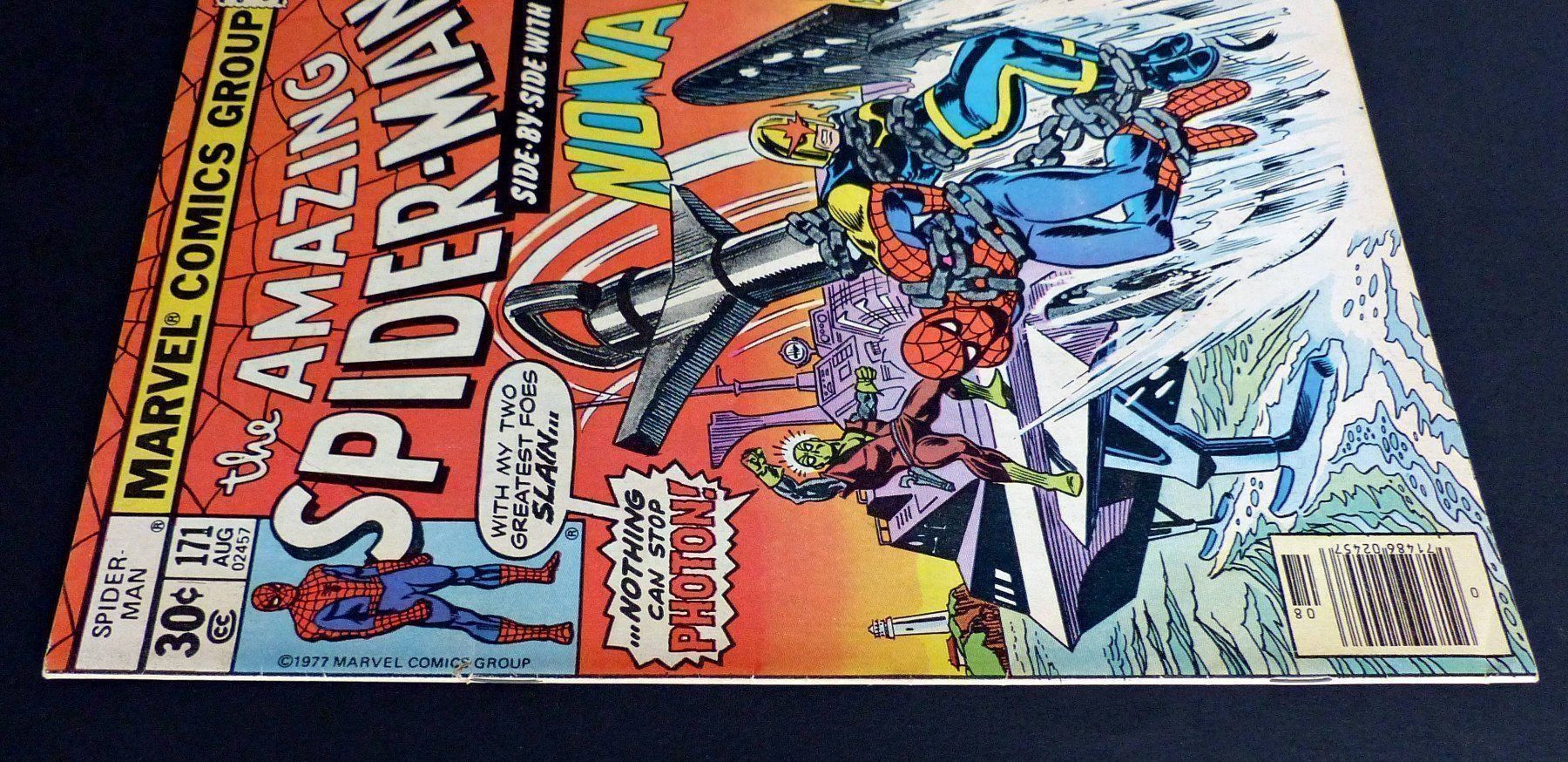 Fumetti: AMAZING SPIDER-MAN #171 WITH NOVA VS. PHOTON MARVEL 1977 – Usato da Lugano venduto da YouWantUS 3