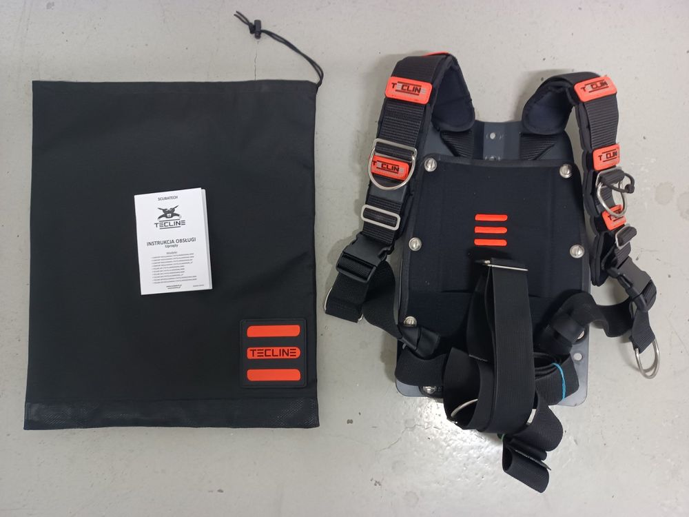 TECLINE HARNESS, BACKPLATE, SHOULDER PAD, BACKPLATE ALU 3 MM (Gebraucht ...