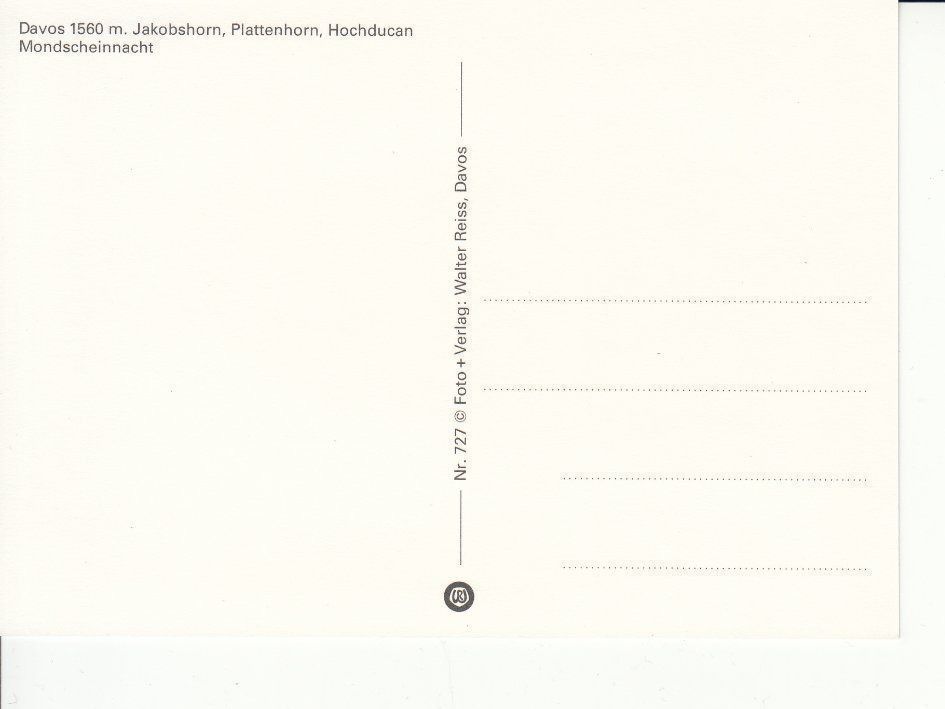 Cartoline postali: Davos 14 um 1995 – Usato da Bürglen TG venduto da StampGraf 1