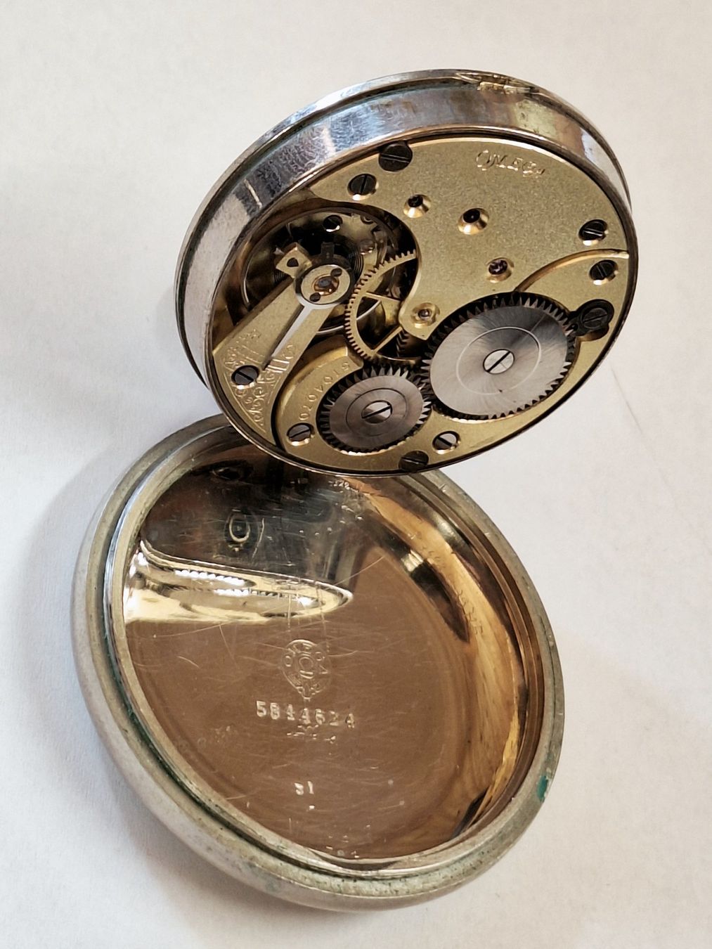Omega Orologi: Antike Seltene Omega Eisenbahn T.Uhr. – Usato da Madiswil venduto da Willys4 5