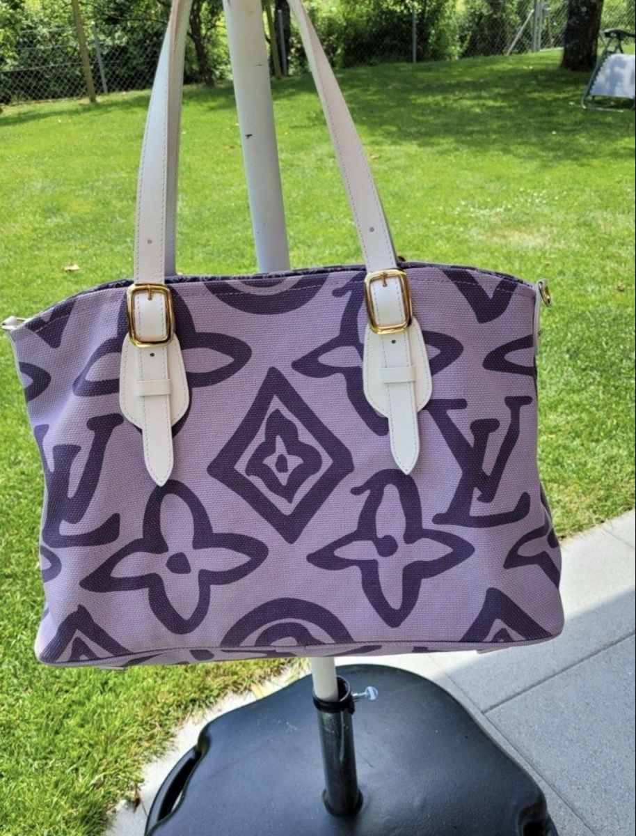 Louis Vuitton Borse da donna: Louis Vuitton Purple Monogram Tahitienne Cabas – Nuovo (secondo la descrizione) da Murten venduto da Lvfan4ever44