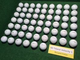 60 Golfbälle Titleist Velocity (sehr schön)