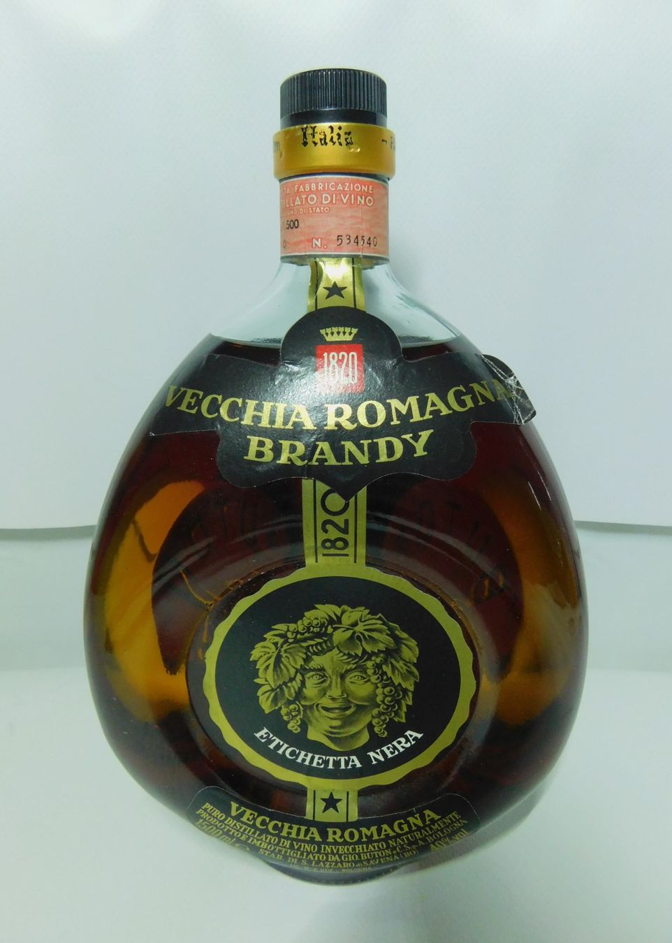 Spirituosen: VECCHIA ROMAGNA ETICHETTA NERA MAGNUM Lt. 1,5 1970s – Neu (gemäss Beschreibung) aus Emmenbrücke von Neverlaand-22 1