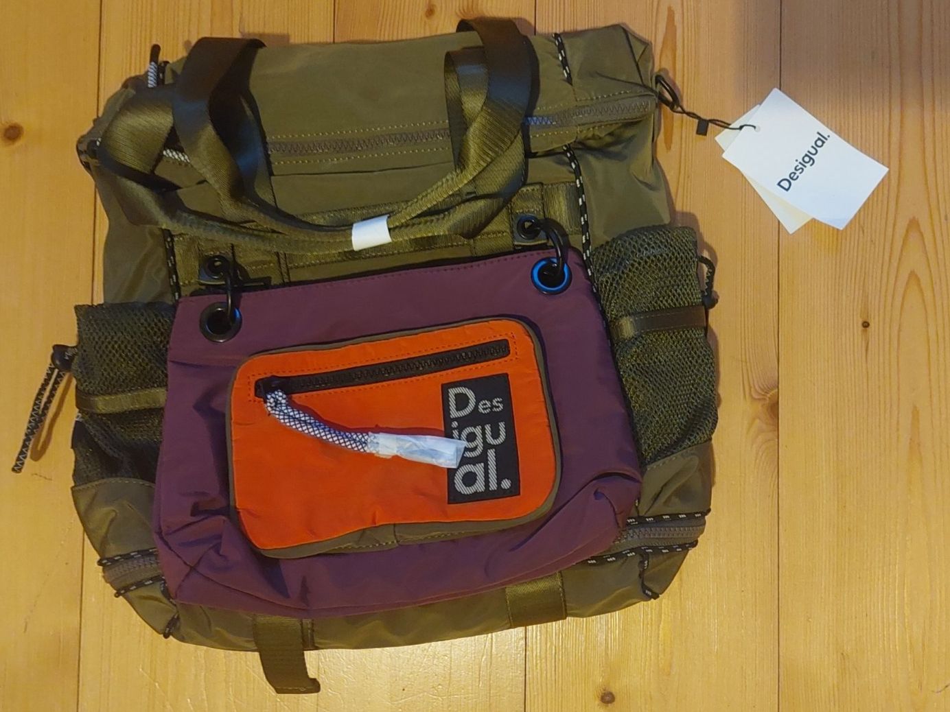 Desigual Zaini: Desigual MULTI-POSITION - Tagesrucksack - khaki – Nuovo e nell'imballaggio originale da Zürich venduto da LosChaposHerbivores 5