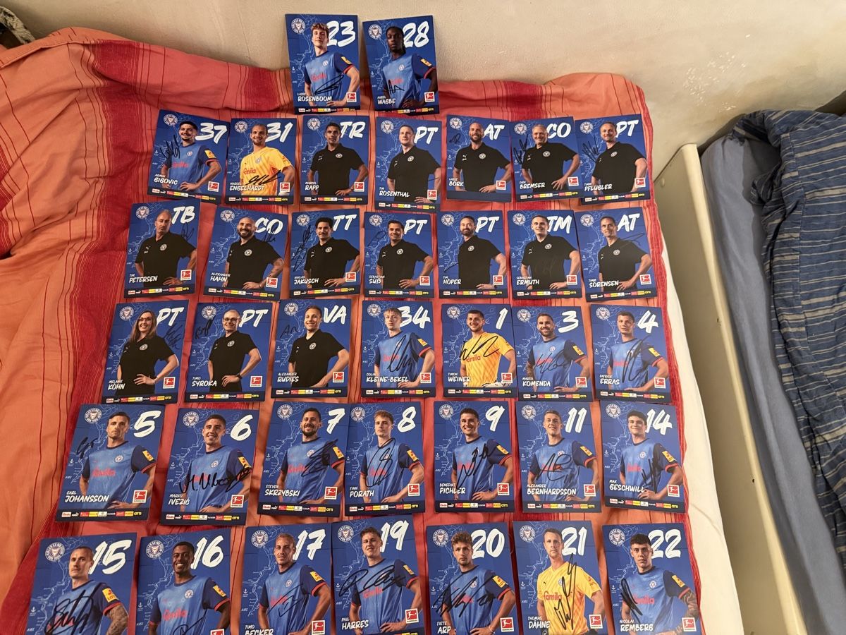 Autografi: Autogrammkartenset Hollenstein Kiel – Usato da Rüschlikon venduto da andi_841