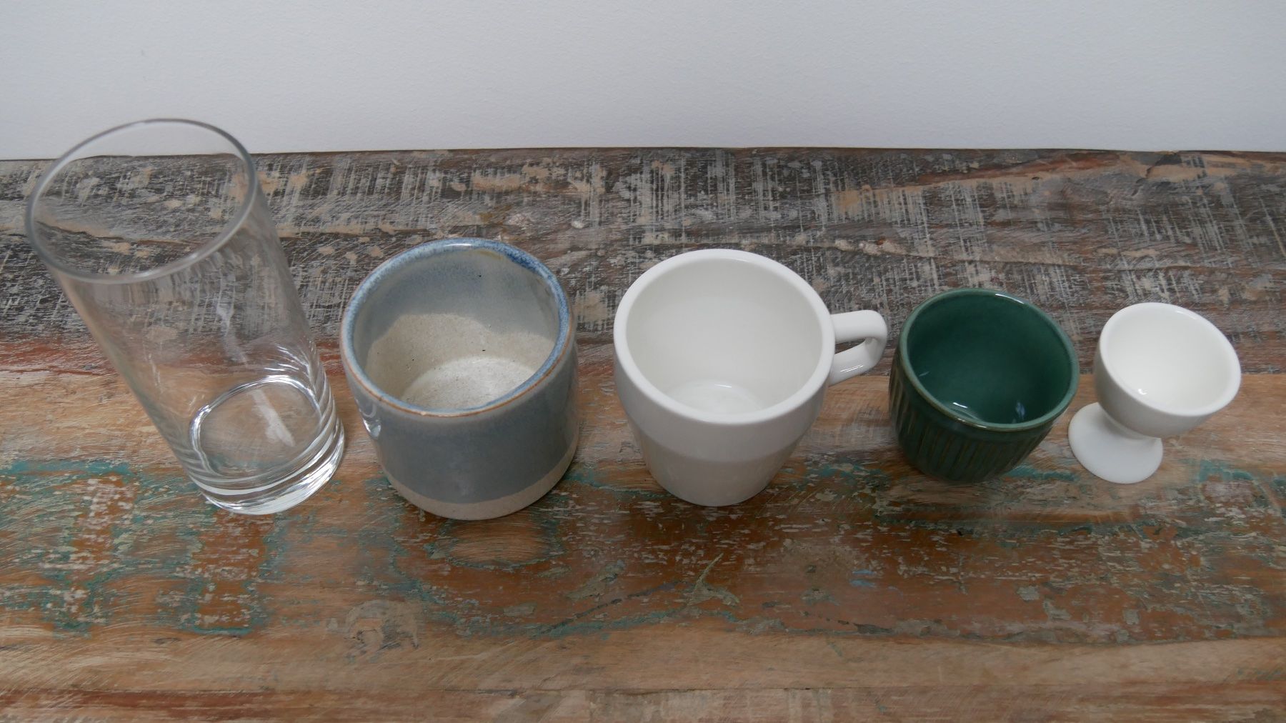 Tazze: Set Glas Teetasse Kaffeetasse Eierbecher – Usato da Zürich venduto da julia_vina 1