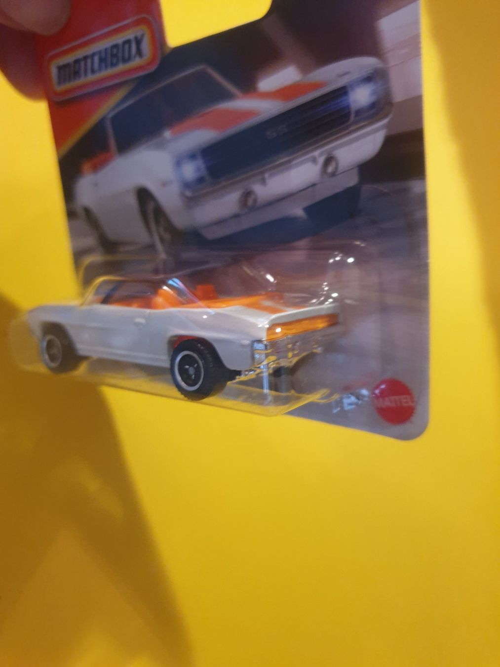 Matchbox Modellini d'auto: Matchbox 1969 CAMARO SS 396 – Nuovo e nell'imballaggio originale da Oftringen venduto da Rotor 5