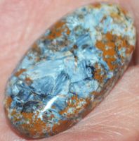 Cabochon L-4800 – AAA Pietersit 31x16x6mm 23 Karat