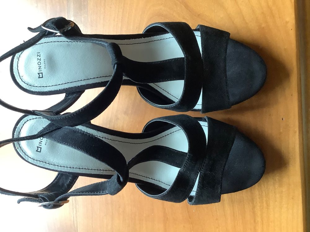 Elegante Sandalen Fr Hochzeit Schwarz
