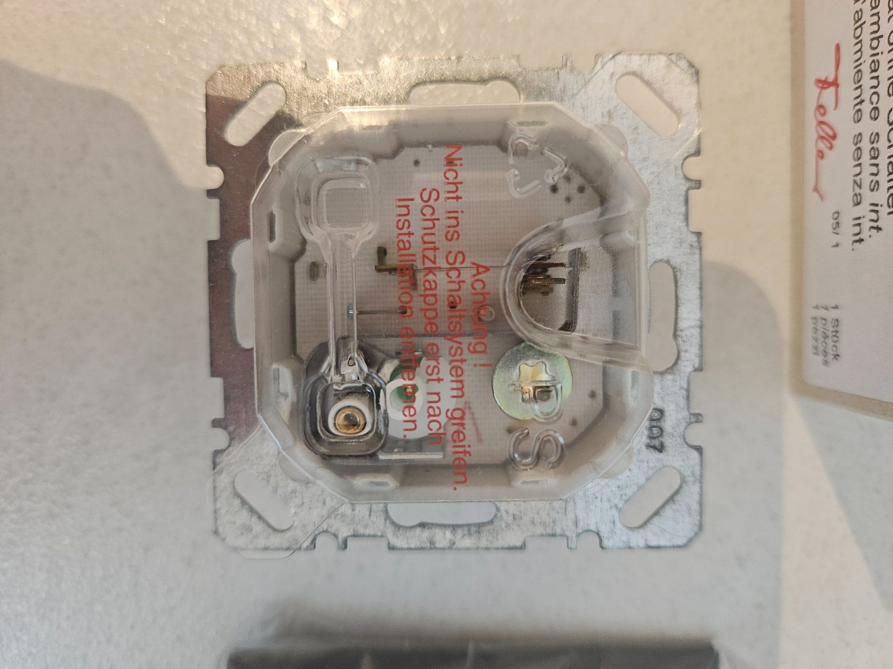 Feller Schalter: Raumthermostat EDIZIOdue 3250.FMI.67 – Neu und originalverpackt aus Oftringen von Mrg3 2