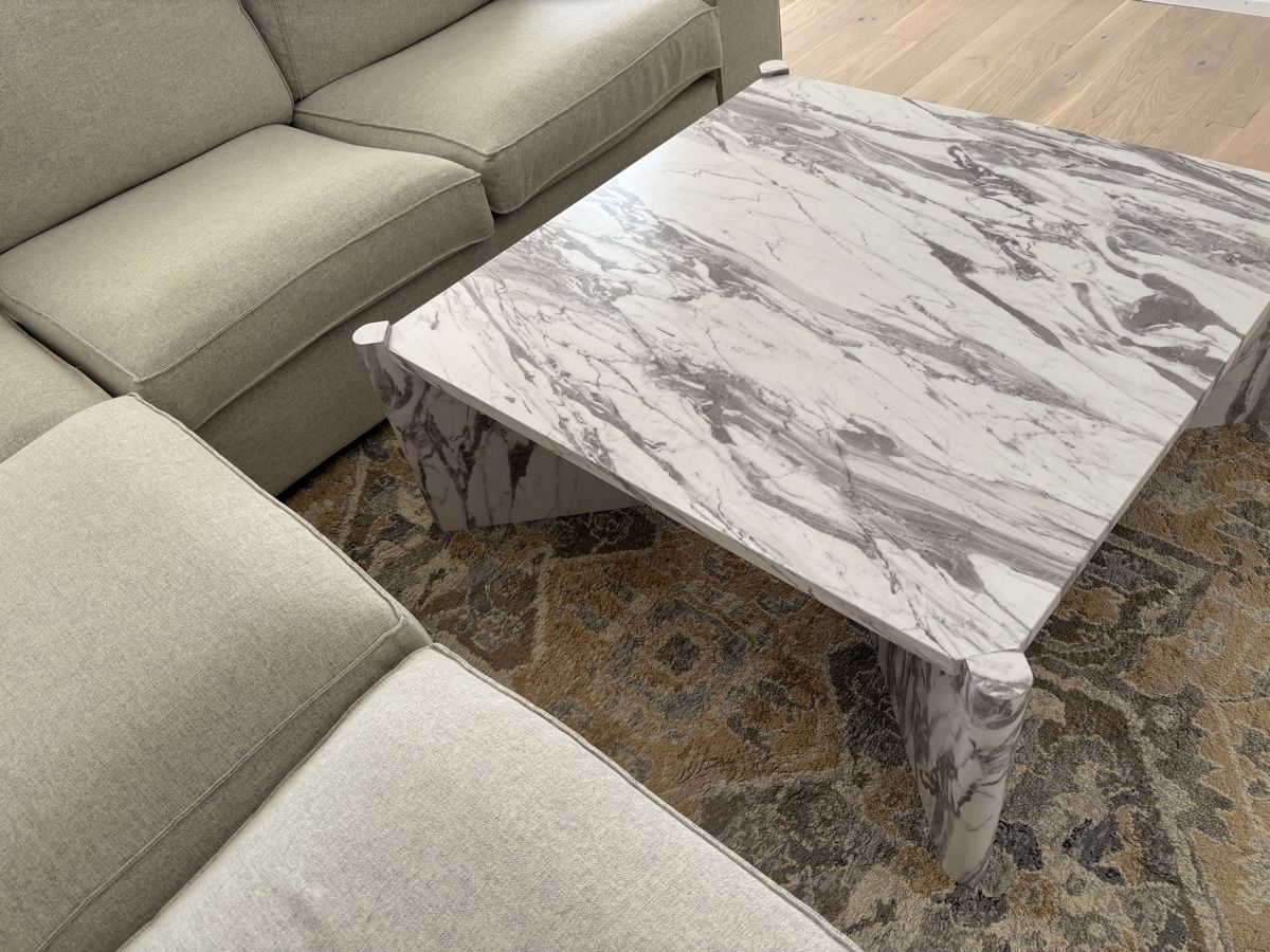 Tavoli: Couchtisch 100x100cm gemustert – Nuovo (secondo la descrizione) da Lömmenschwil venduto da tamara_cr 1