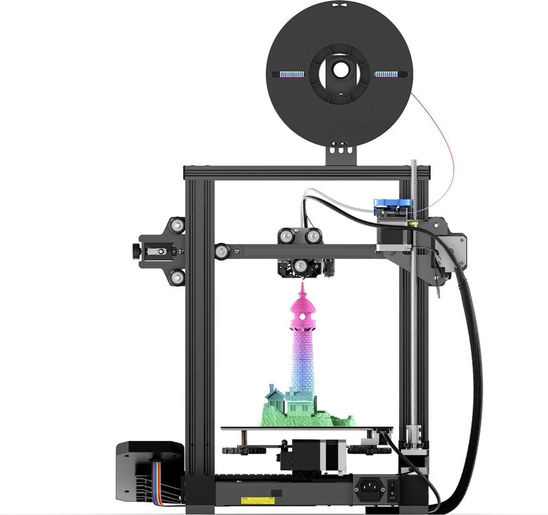 Creality Imprimante 3D: Creality Ender-3 V2 Neo + filaments – Neuf avec emballage d'origine à Courrendlin par fdb222 1