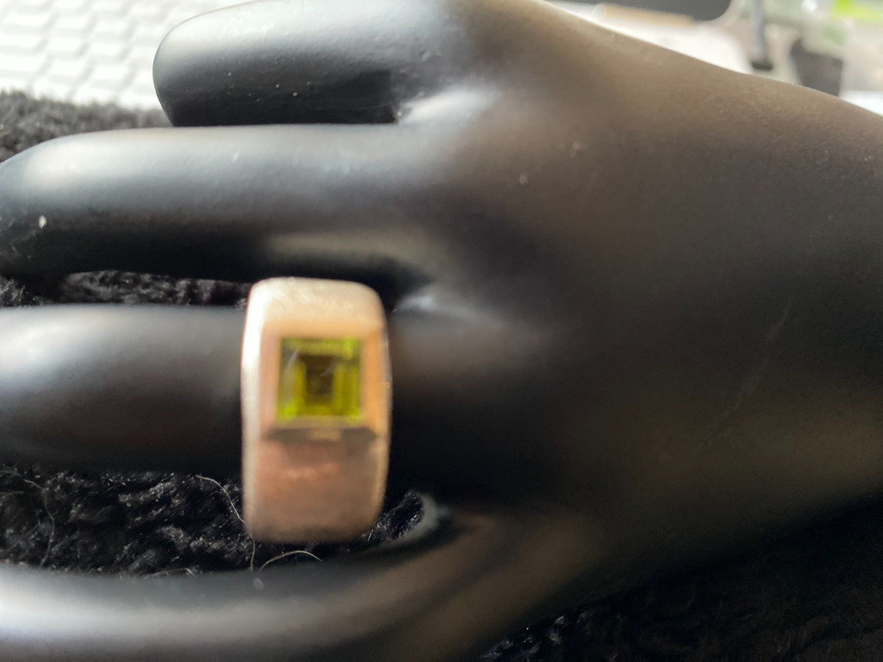 Ringe: Ring, Silber/Peridoz, Durchm.55mm, (4) – Neu (gemäss Beschreibung) aus Muri b. Bern von Silberqualle