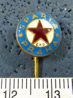 FUSSBALL UEFA FC SPARTA PRAG ANSTECKNADEL ENAMEL VINTAGE OLD