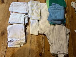 Grosses Stoffwindel-Set, gebrauchte Mullwindeln