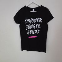 Schönes T-Shirt, schwarz, Grösse M, Aufdruck, Top Zustand!