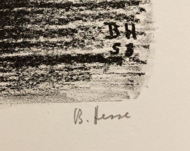 Grafica & Litografie: Bruno Hesse Lithografie - 52 cm x 42 cm – Usato da Walterswil BE venduto da Lonitti 2