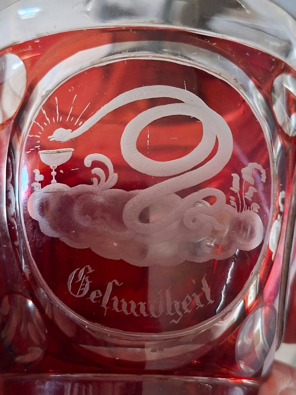 Bicchieri: Böhmischer Glasbecher – Usato da Walliswil b.Wangen venduto da ern_b96j 2