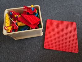 Lego Duplo Bausteine Set mit Grundplatte gebraucht