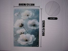 Poster/Blumenbild, Masse: 80x120cm NEU