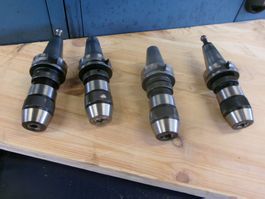 4x CNC Werkzeugaufnahmen Steilkegel SK40