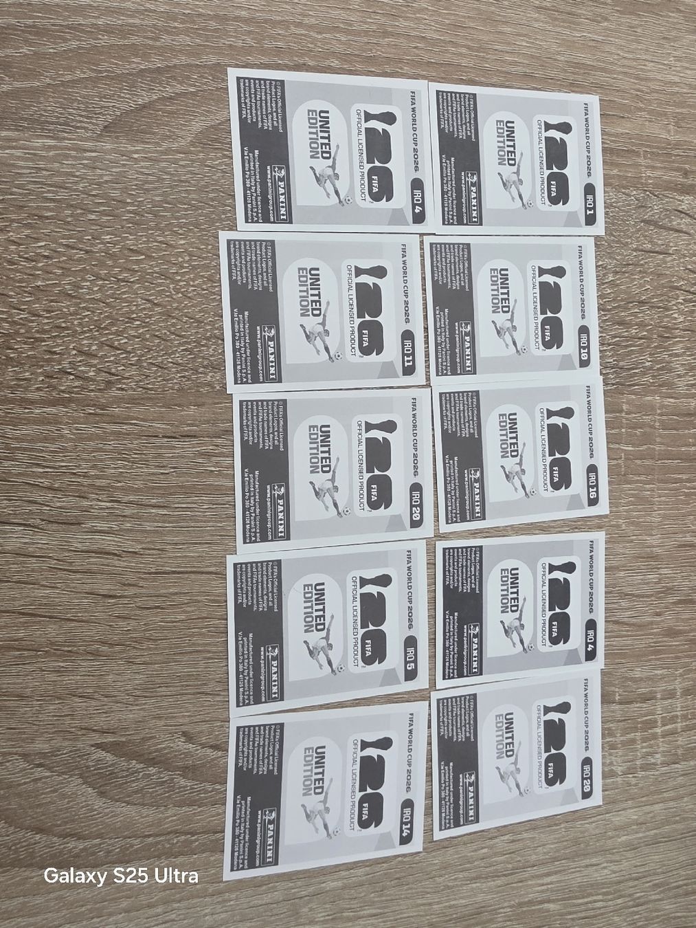 Panini Carte collezionabili: Collezione Panini Iraq 2026 – Usato da Massagno venduto da Arj87 1