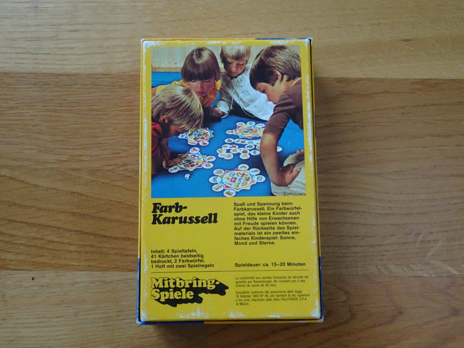Ravensburger Giochi: Ravensburger Farb-Karussell Spiel – Usato da Zürich venduto da null8 2