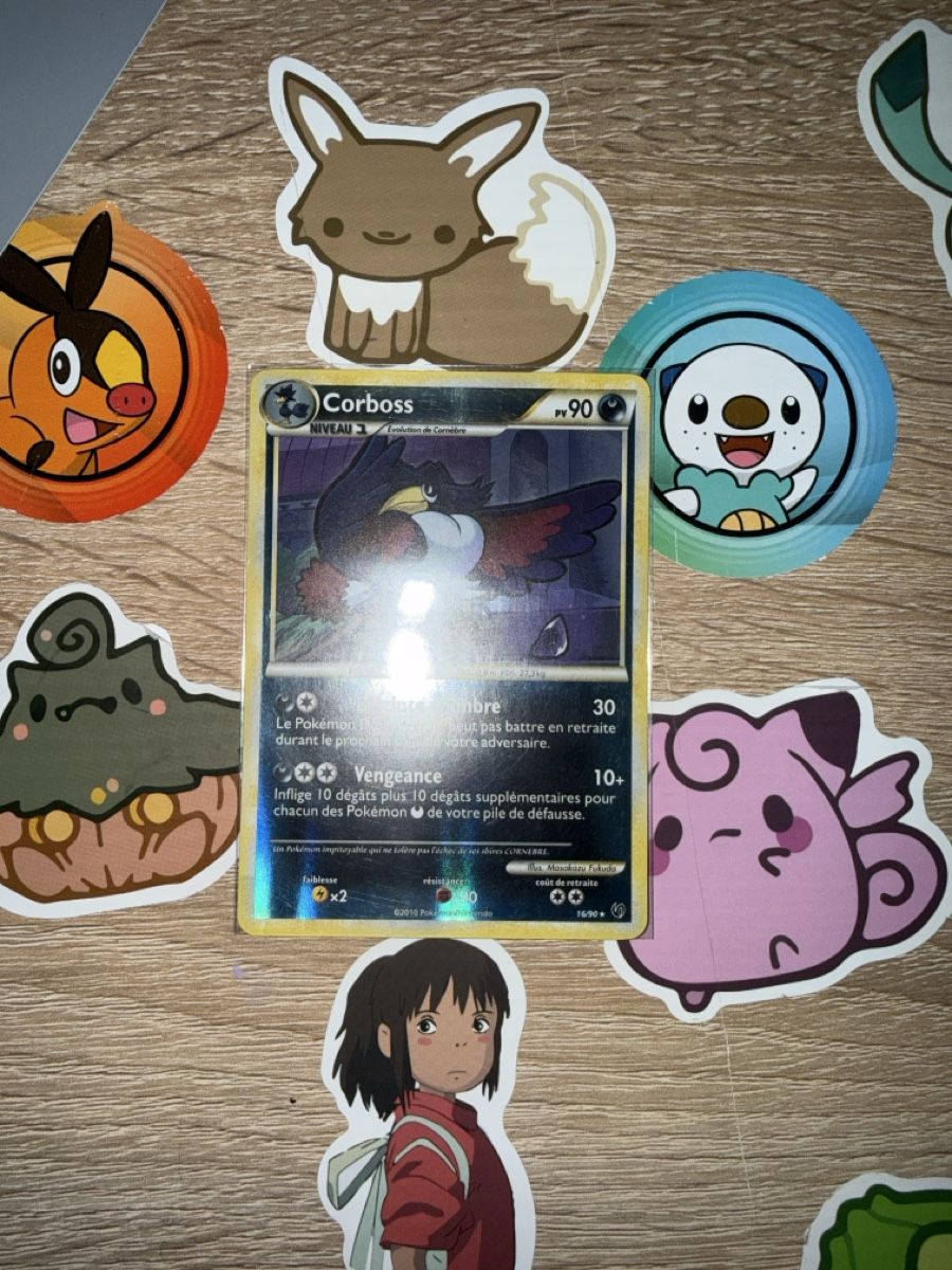 Pokémon Cartes à collectionner: Corboss rare reverse FR – D'occasion à St-Maurice par Whatty