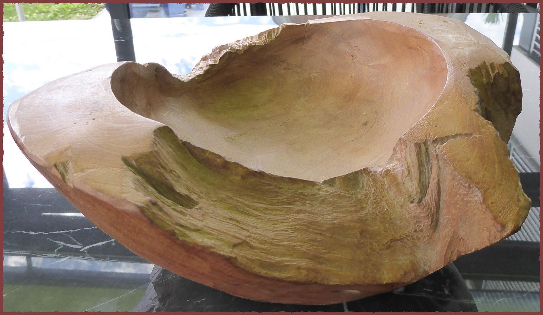 Schalen: Rustikale Holzschale, Unikat, ca. 40cm Durchmesser – Gebraucht aus Oberglatt ZH von 123Gebraucht 2