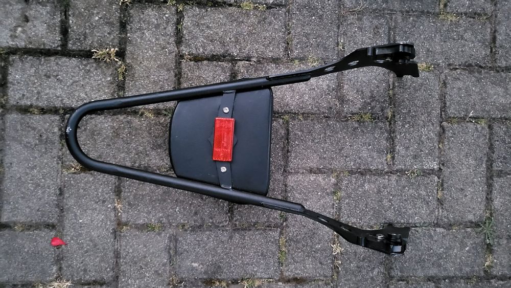 Hinterer Gepäckträger Für Lambretta G350 - Stahlkonstruktion Mit Rückenlehne