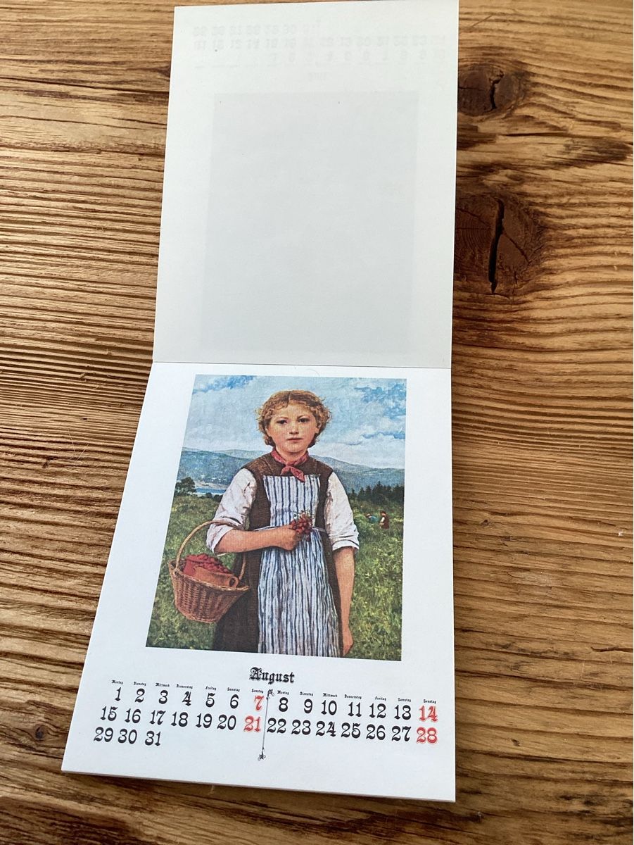 Kalender: Kleiner Albert Anker Kalender 1983 – Gebraucht aus Wassen UR von SABDOM 3