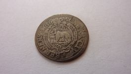 Kantonalmünze : Kanton Bern ; 10 Kreuzer 1656, sehr schön