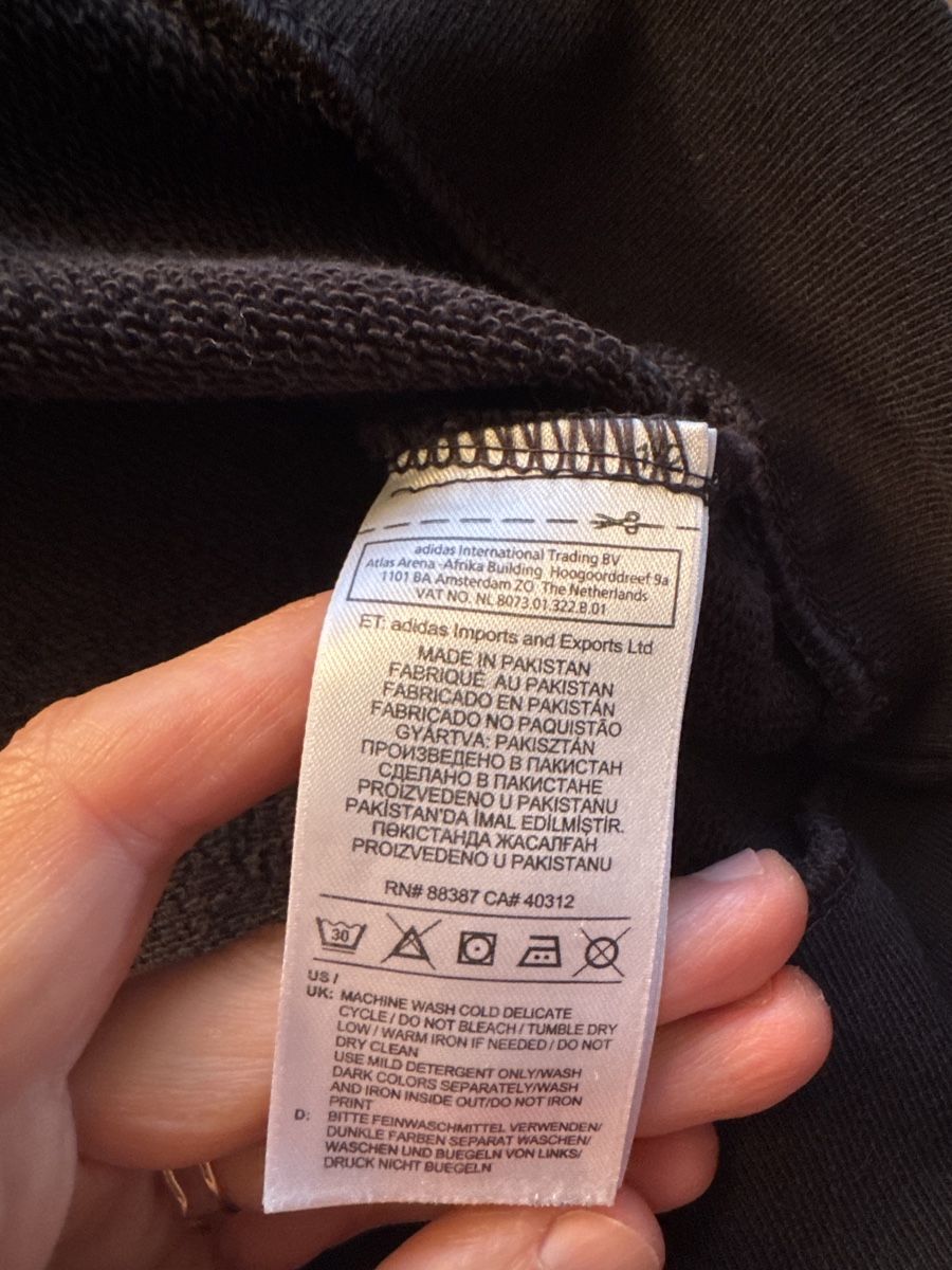 Adidas Maglioni & Felpe: Adidas Sweater Black with White Logo – Usato da Winterthur venduto da Emma0312 2