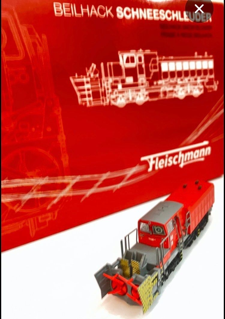 Fleischmann Modellini di ferrovie: Fleischmann Beilhack Schneeschleuder DCC Sound Lok. #700 – Usato da Oberbuchsiten venduto da Orsetto24