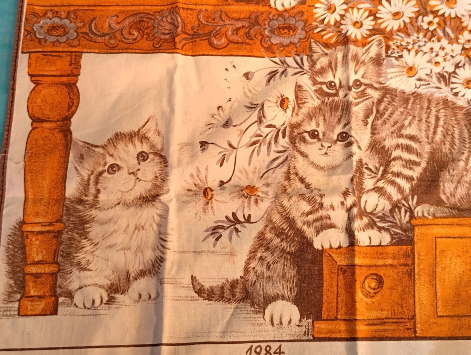 Kalender: Stoffkalender 1984, Lehner – Gebraucht aus Bellach von JingleCherry 1