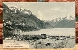 1913 - BRUNNEN gegen Bristenstock - Vierwaldstättersee